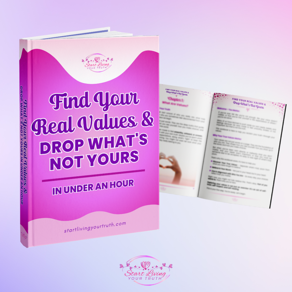 Find Your Real Values from Kaz Haselhoff 👉 Drop inherited rules and claim the values that actually fit you