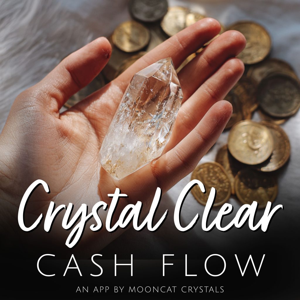Crystal Clear Cash Flow App from Kristen Chorba  👉 Pair money blocks with crystal wisdom for instant clarity + action