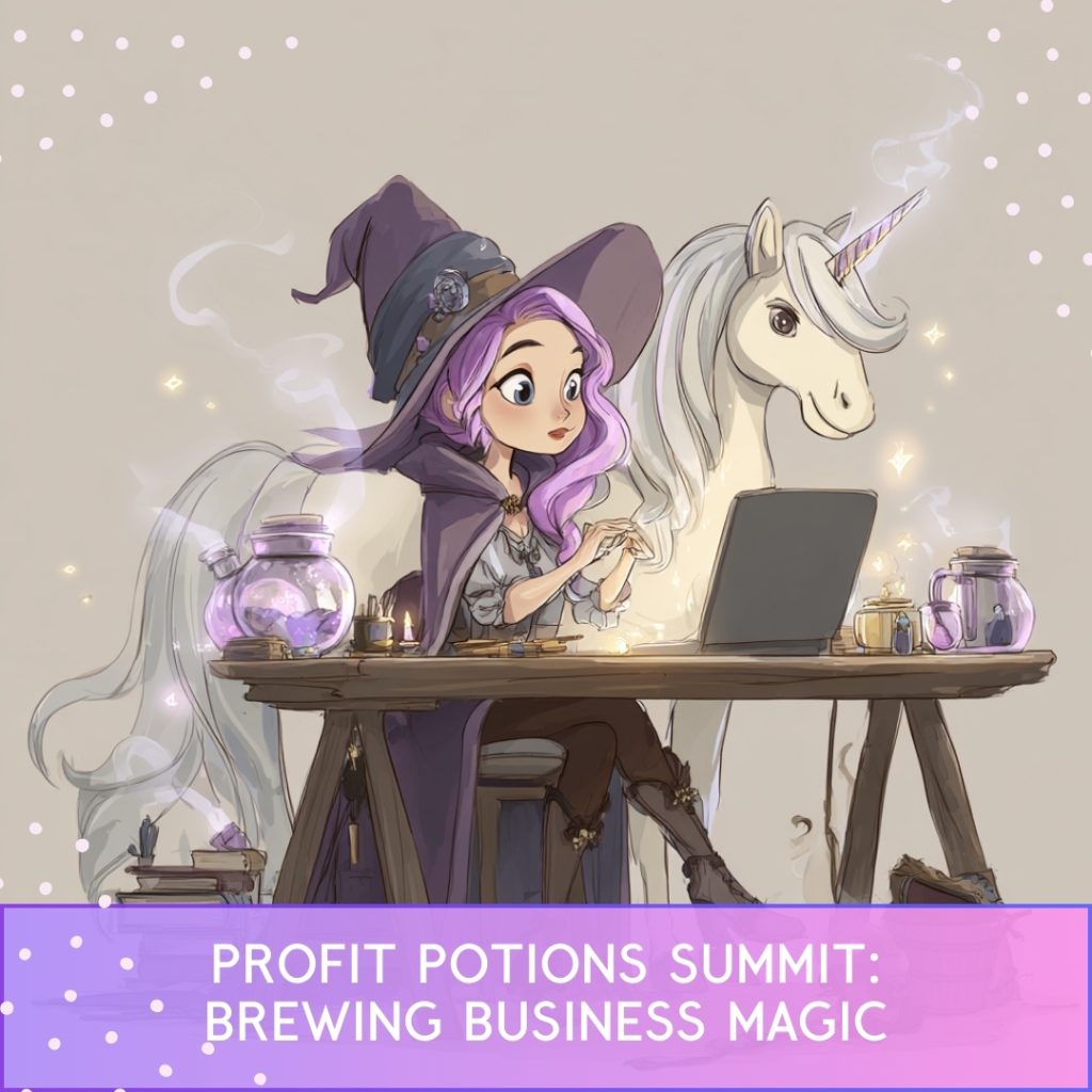 Profit Potions Summit, a Sparkleverse Classic Summit blending ancient witchcraft and modern business strategy for soul-aligned success