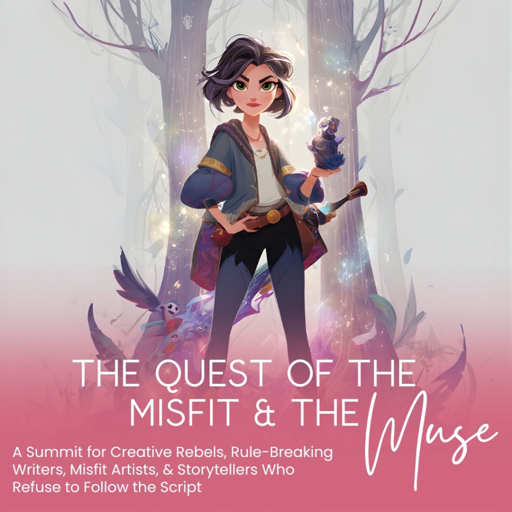 The Quest of the Misfit and the Muse, a Sparkleverse Quest for creative rebels, rule-breaking writers, misfit artists, and storytellers who refuse to follow the script