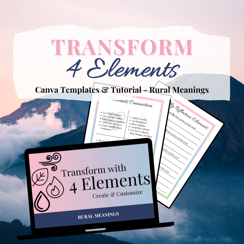 Transform with 4 Elements: Create & Customize From Rachel Mohl