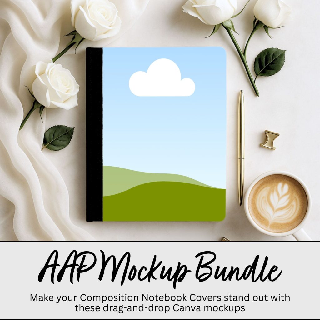 Notebook Mockup Pack for Listing Images - AAP from Kristen Chorba